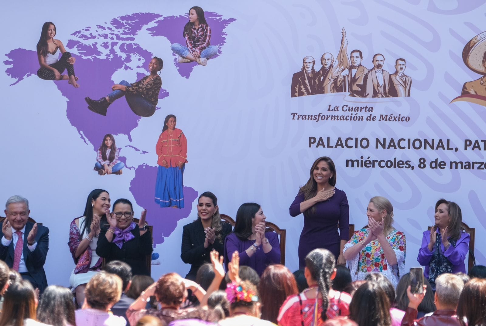 Las mujeres trabajamos en la transformación del país: Mara Lezama