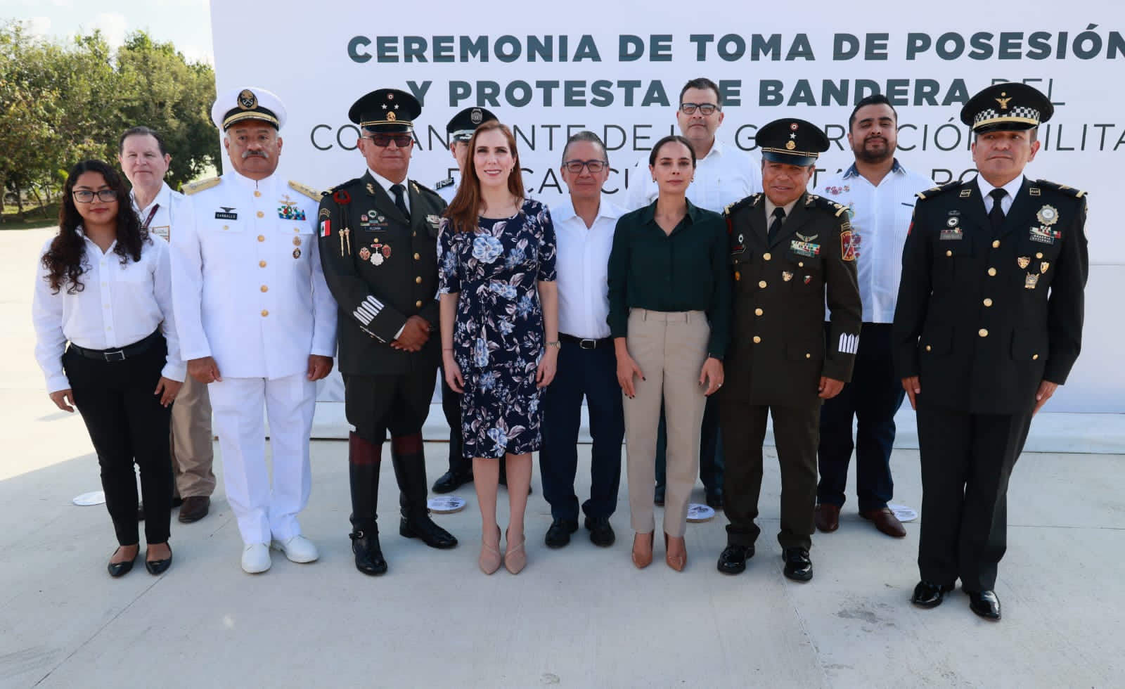Atestigua Atenea Gómez toma de protesta del comandante de la guarnición militar de Cancún