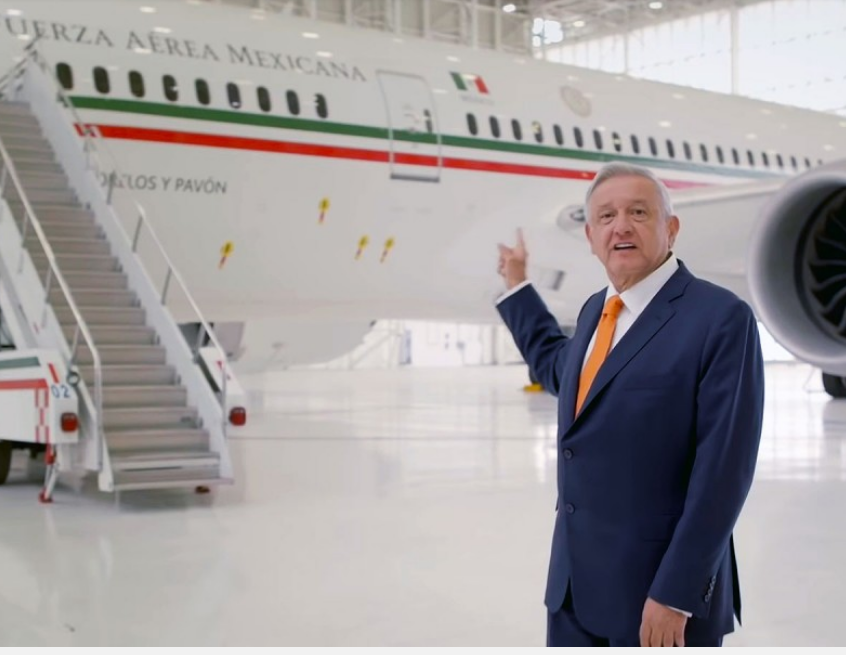 Confirma AMLO que “hay posibilidad” de vender el avión presidencial