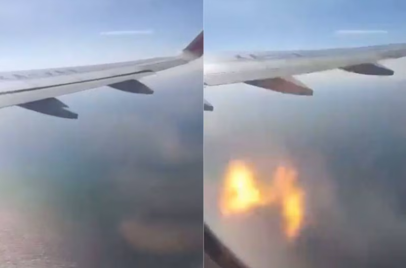 ¡Panico! Explota turbina de avión de Viva Aerobús en pleno vuelo Vallarta-Guadalajara