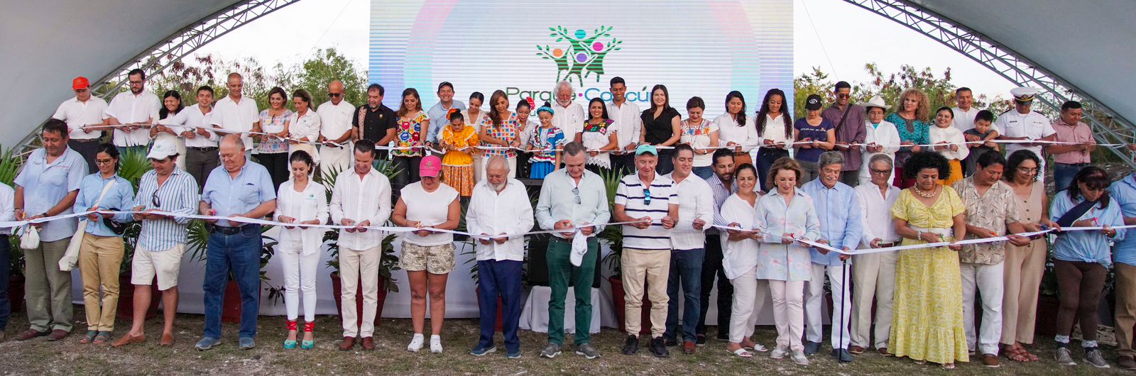 Mara Lezama inaugura la primera etapa del Parque Cancún