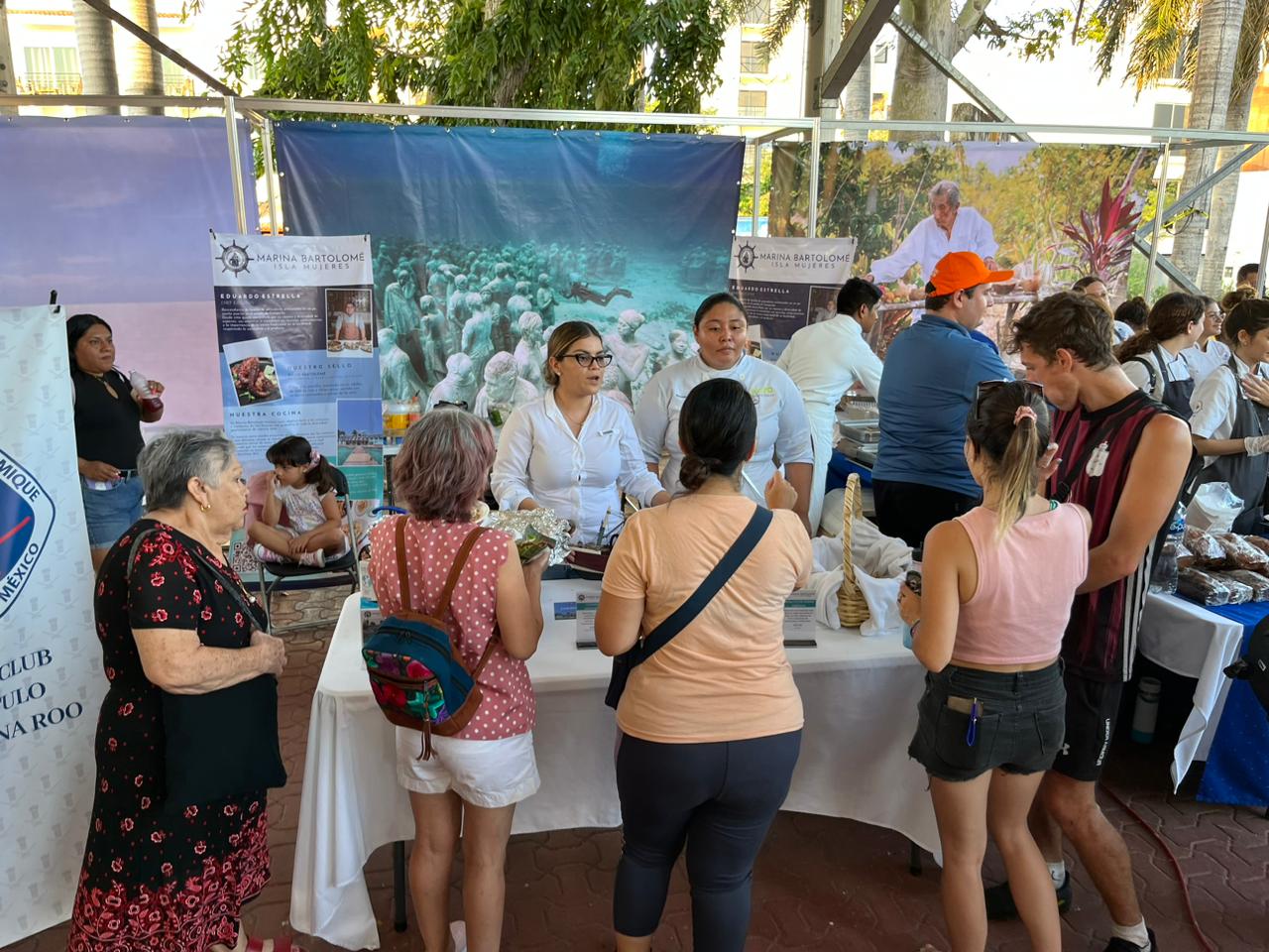 Con una muestra gastronómica, artesanal y de promoción turística, Isla Mujeres destacó sus virtudes en la segunda edición del Festival Gastronómico del Caribe Mexicano