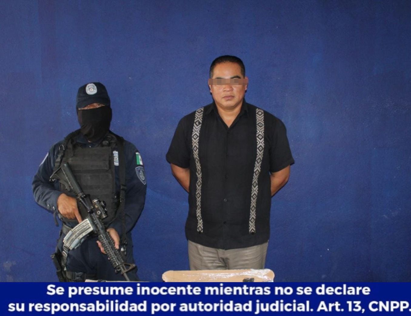 Detienen a Macario “N” por portación ilegal de arma de fuego