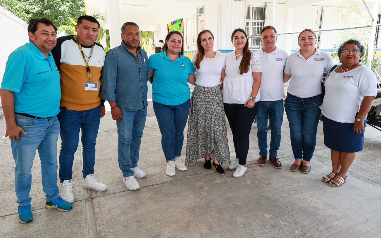 Atenea Gómez se suma al proyecto de mejoramiento de la infraestructura educativa