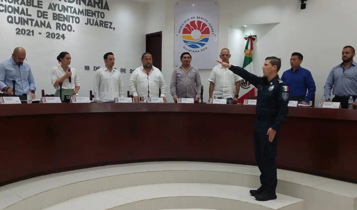 Ratifican al Cap. Alan Galván como director de la Policía Turística de Cancún