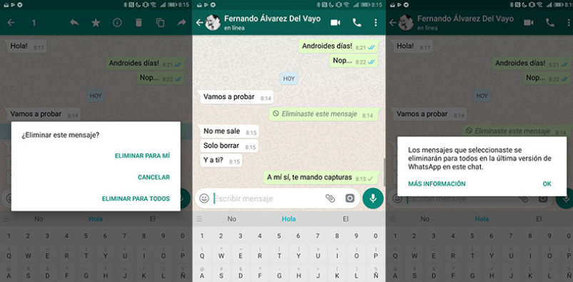 WhatsApp ya permite a usuarios editar mensajes enviados