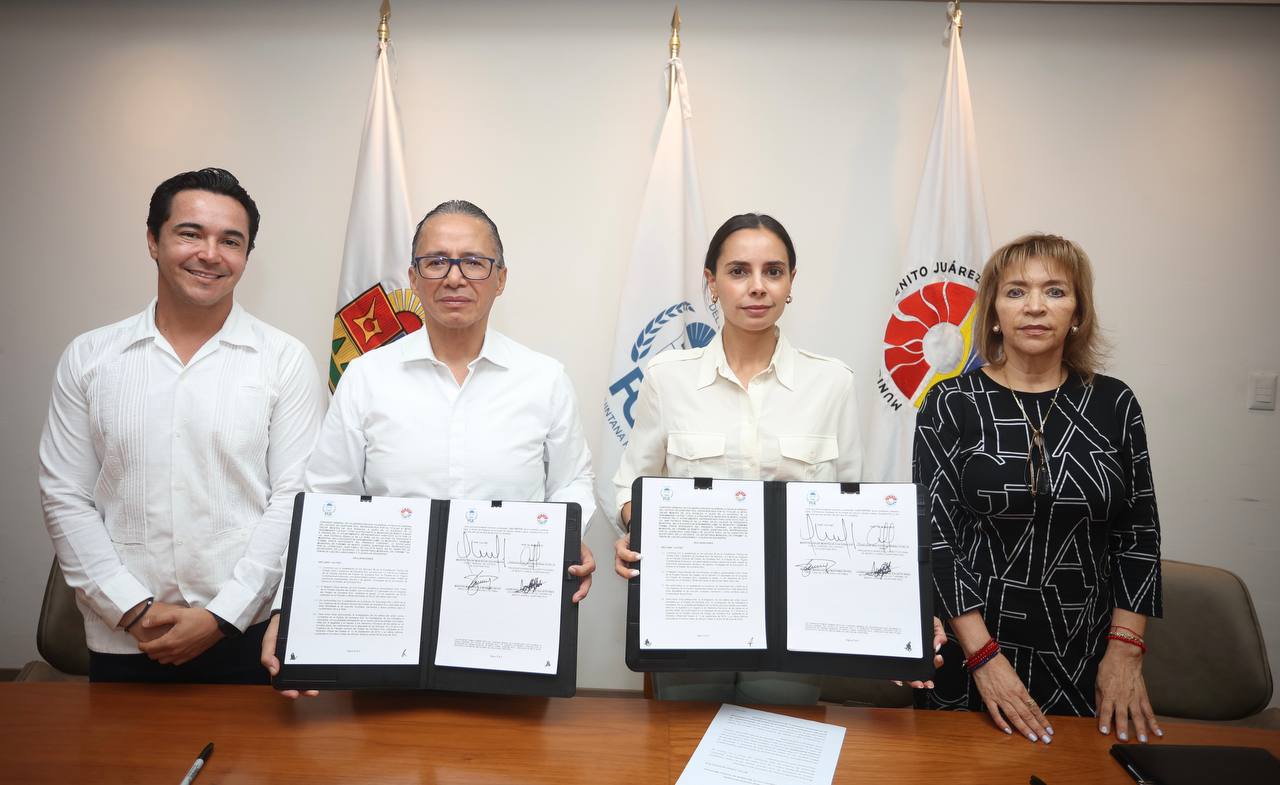 Rubrican Ana Paty Peralta y FGE convenio para reforzar la seguridad y confianza de turistas