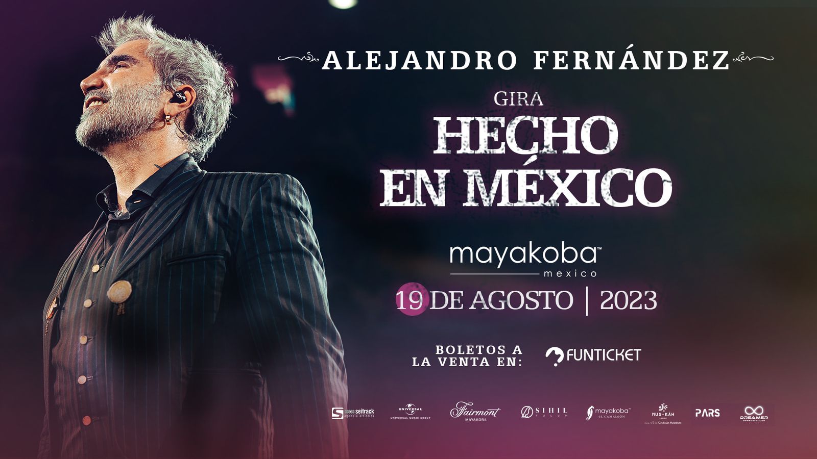 Alejandro Fernández ofrecerá espectacular concierto en Mayakoba