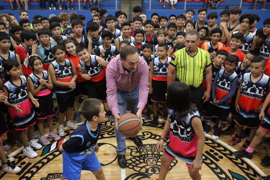 Histórica inauguración del II Torneo de la Liga Infantil y Juvenil de Baloncesto en Solidaridad