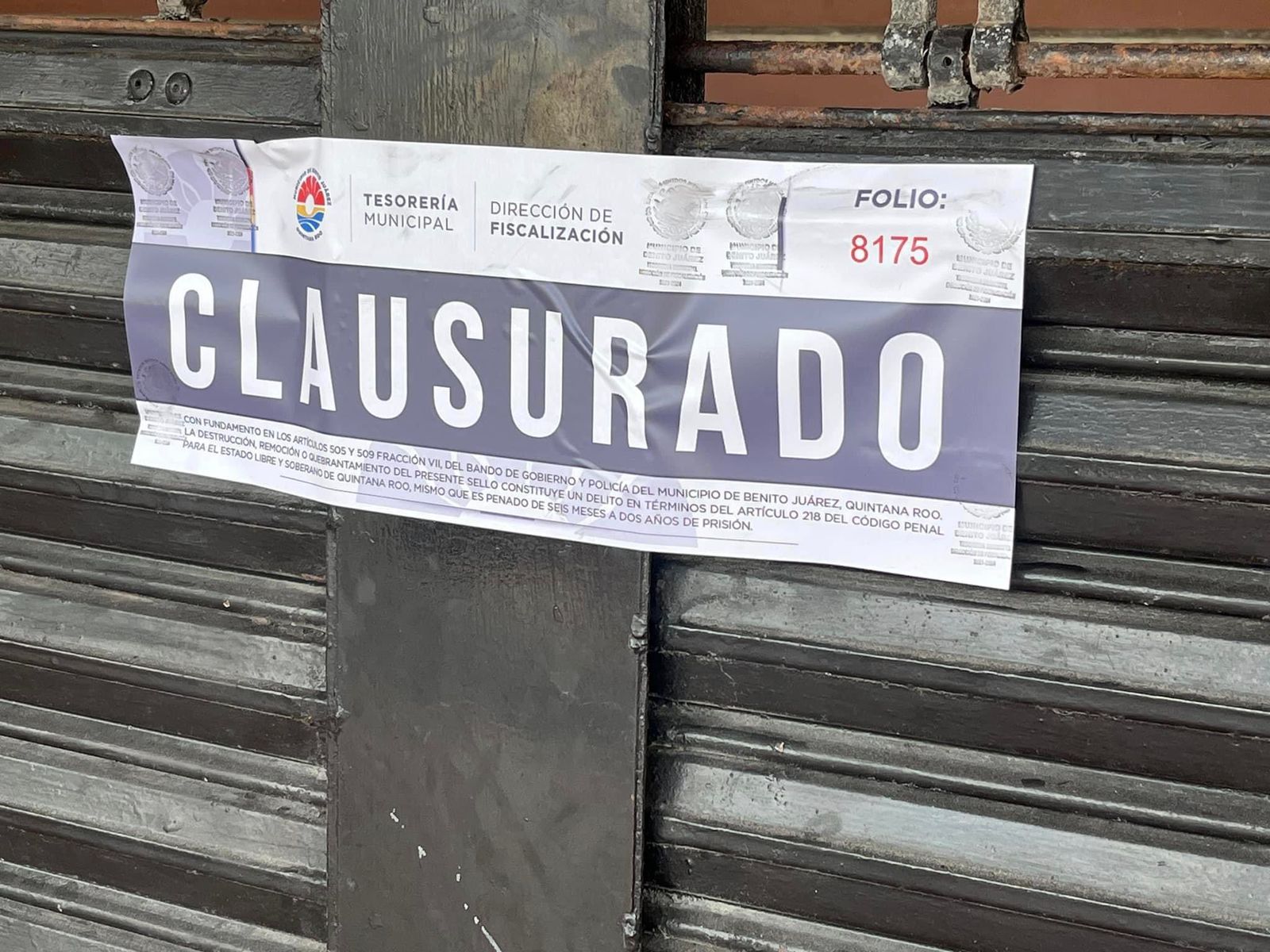 Confirma Aguilar Osorio que clausura de Plaza de Toros fue para evitar concierto que ‘genera violencia’