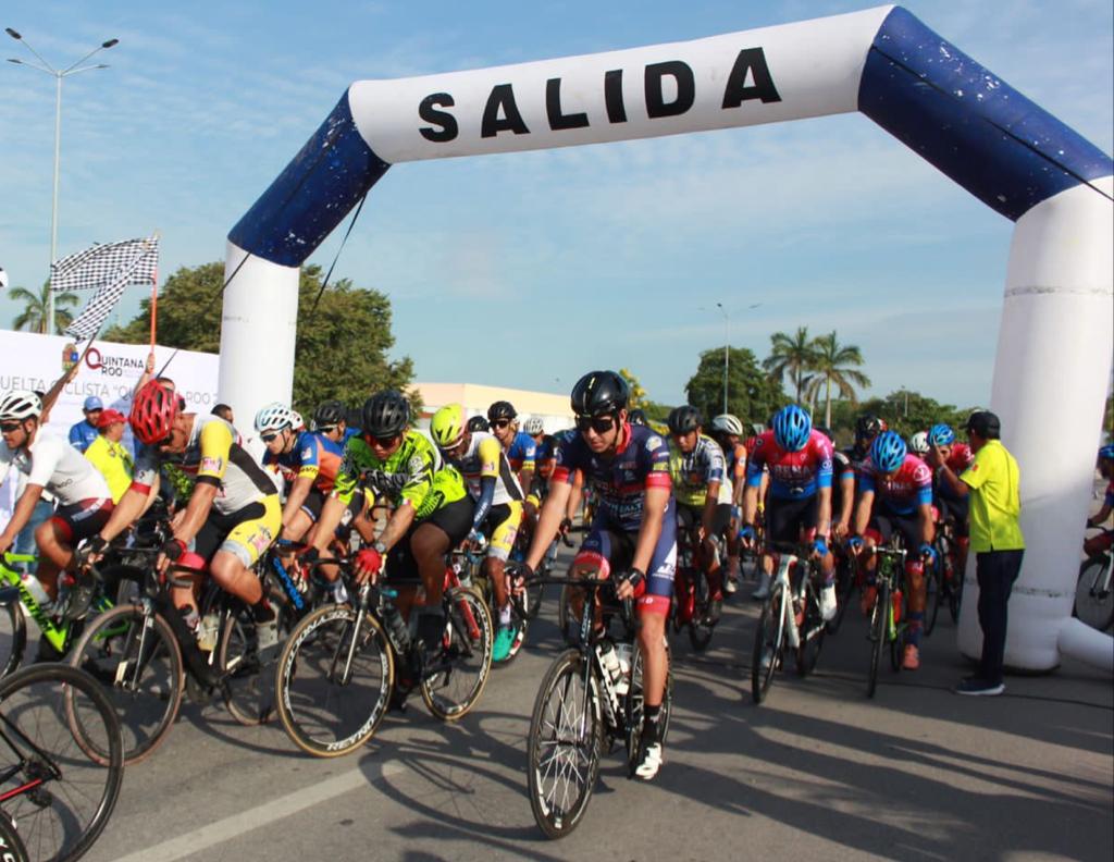 Inició la 7ª Vuelta Ciclista Quintana Roo 2023 en Solidaridad