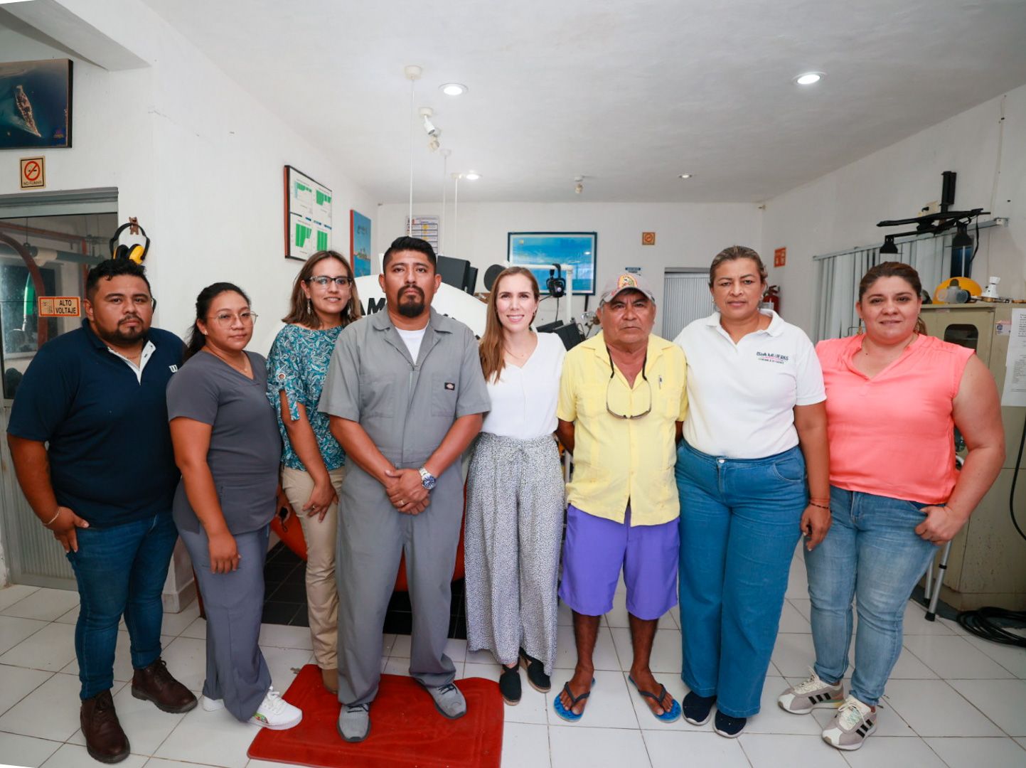 Atenea Gómez fortalece las acciones de salud y le cumple a los pescadores