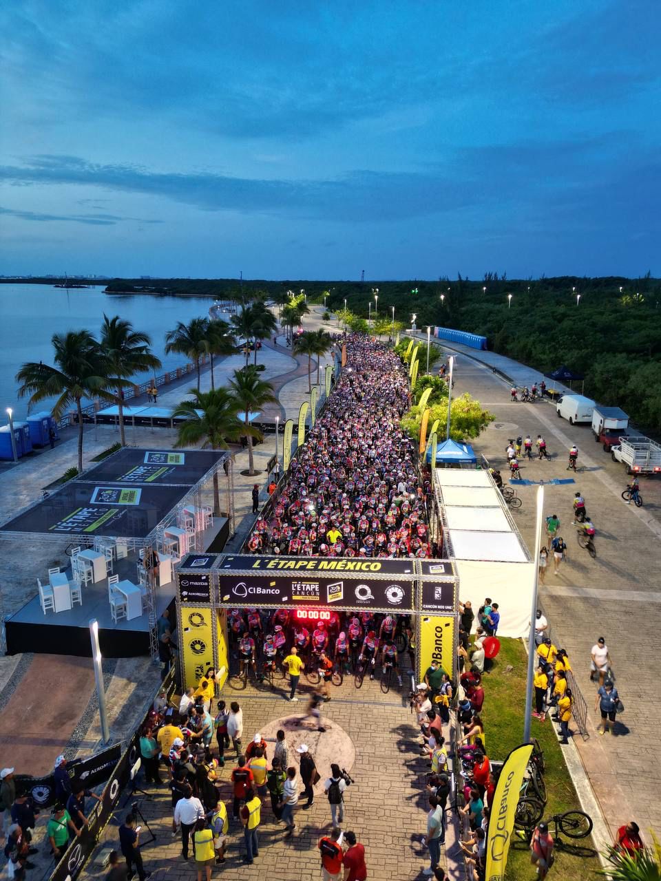 Gran convocatoria para la primera carrera L’etape Cancún By Tour de France en Cancún
