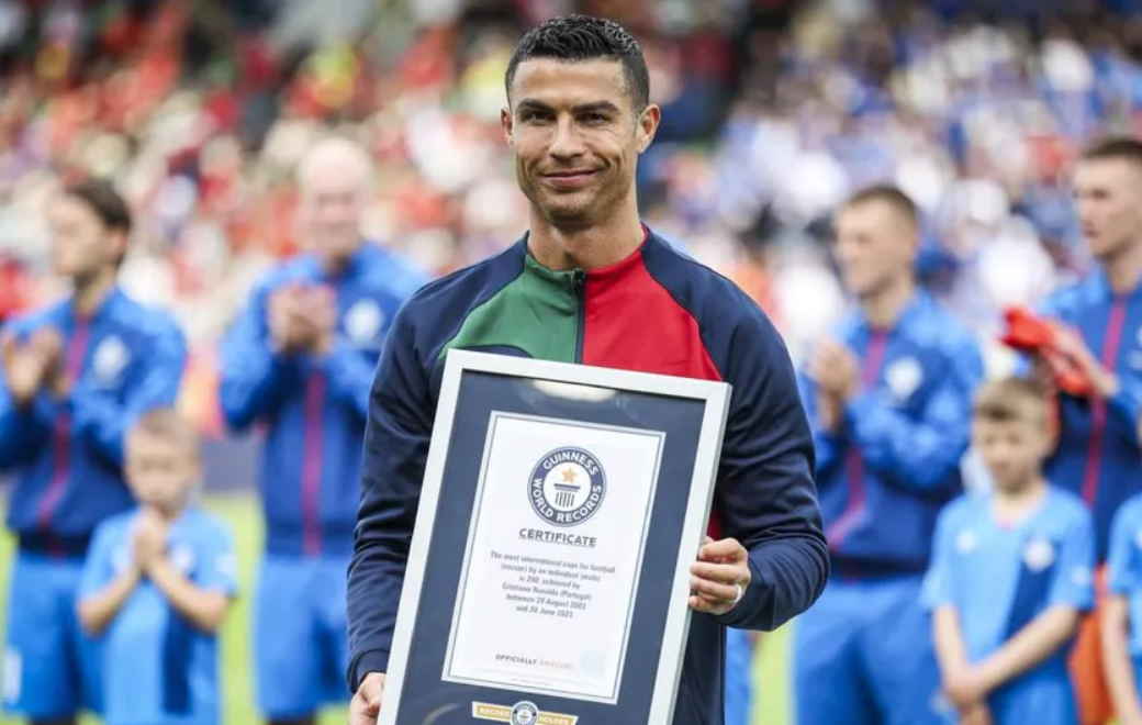 Cristiano Ronaldo llegó a 200 partidos con Portugal