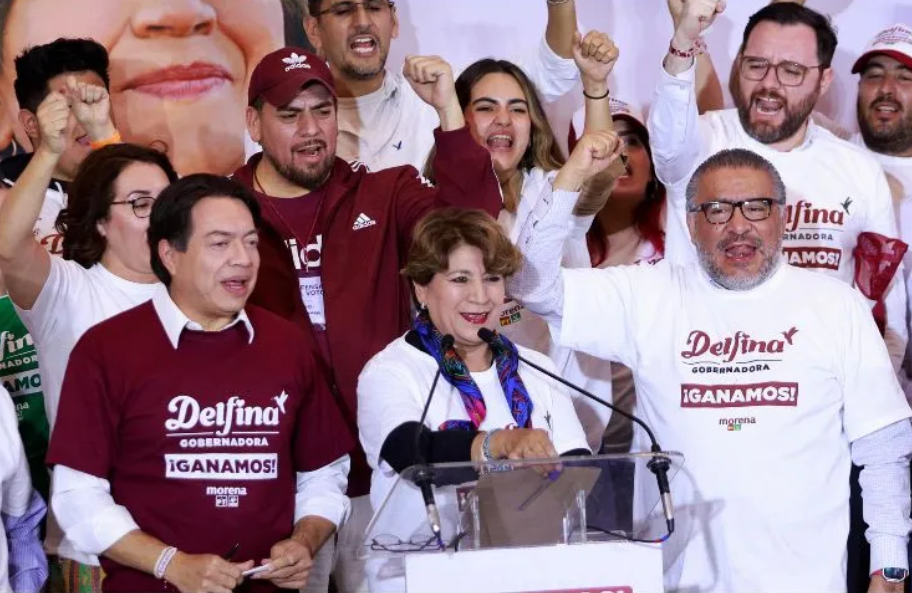 Delfina Gómez triunfa en el Estado de México