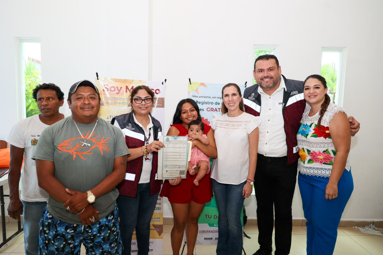 Llevan a Isla Mujeres el programa integral “¡Tu identidad es tu derecho!”
