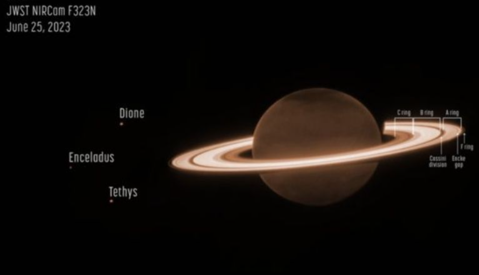 Admira la impresionante imagen de los anillos de Saturno