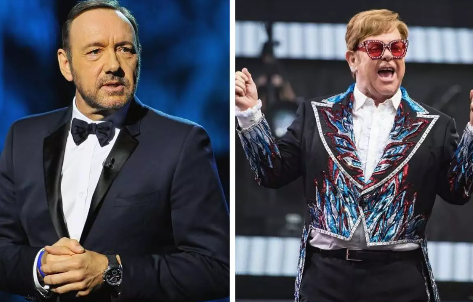 Elton John es uno de los testigos en el juicio de Kevin Spacey