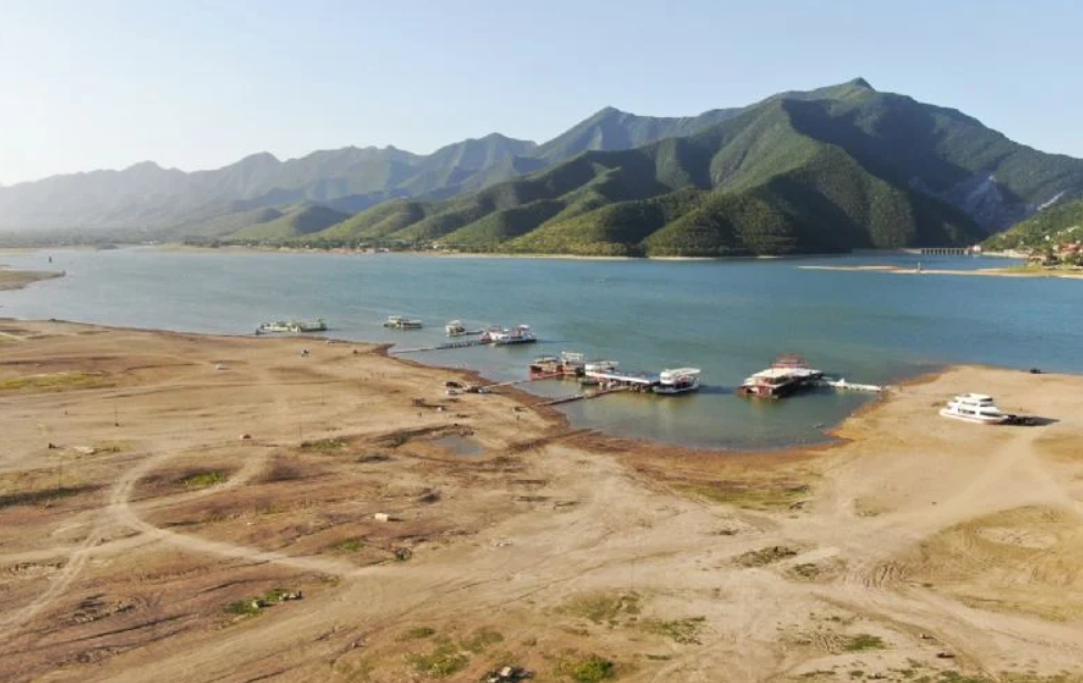 Presa La Boca en Nuevo León se vuelve a quedar seca