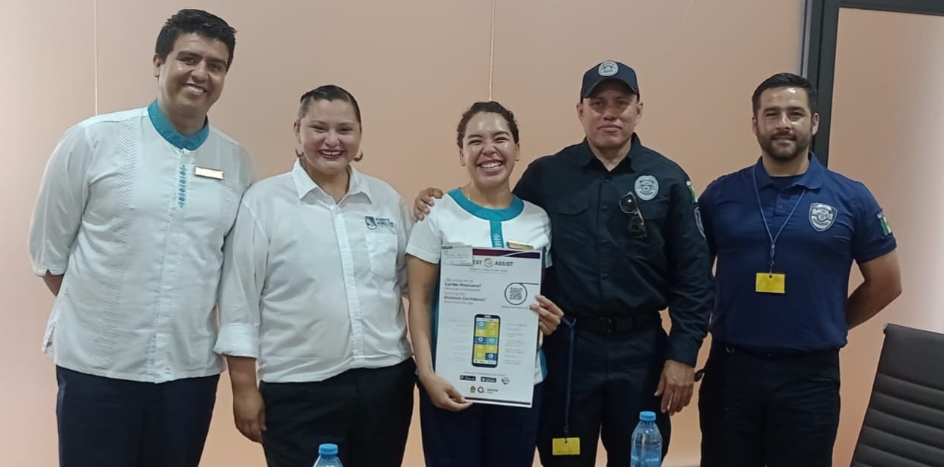 Sostiene policía de Puerto Morelos acercamiento con el sector hotelero