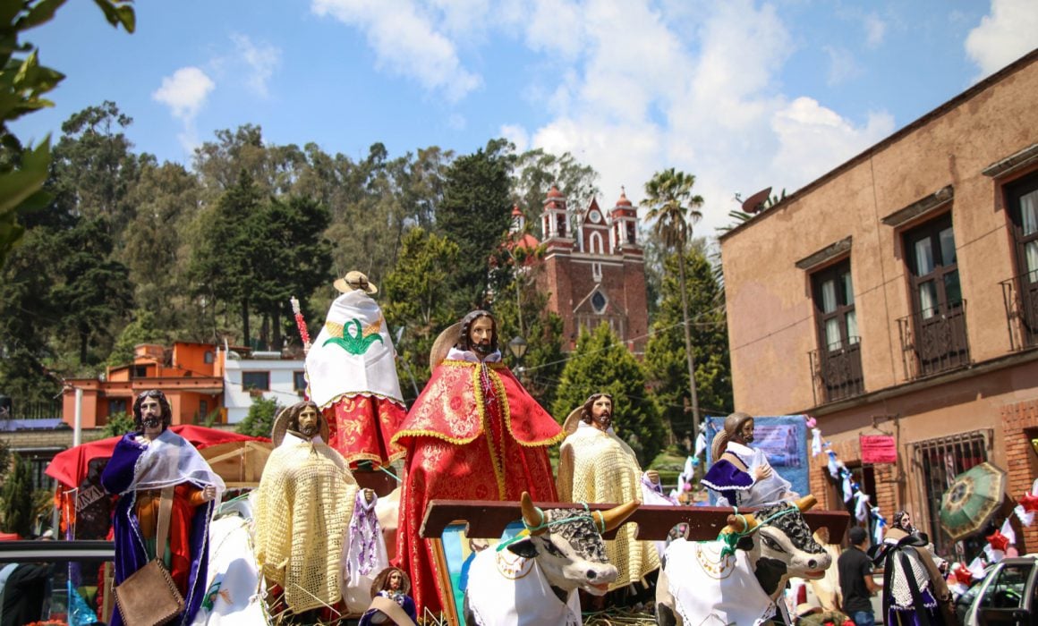 Tradición, cultura y fe en el Paseo de San Isidro, en Metepec
