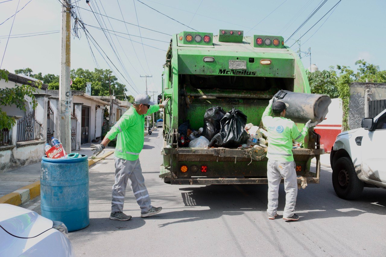 En Puerto Morelos el servicio de recolección de basura se presta con normalidad
