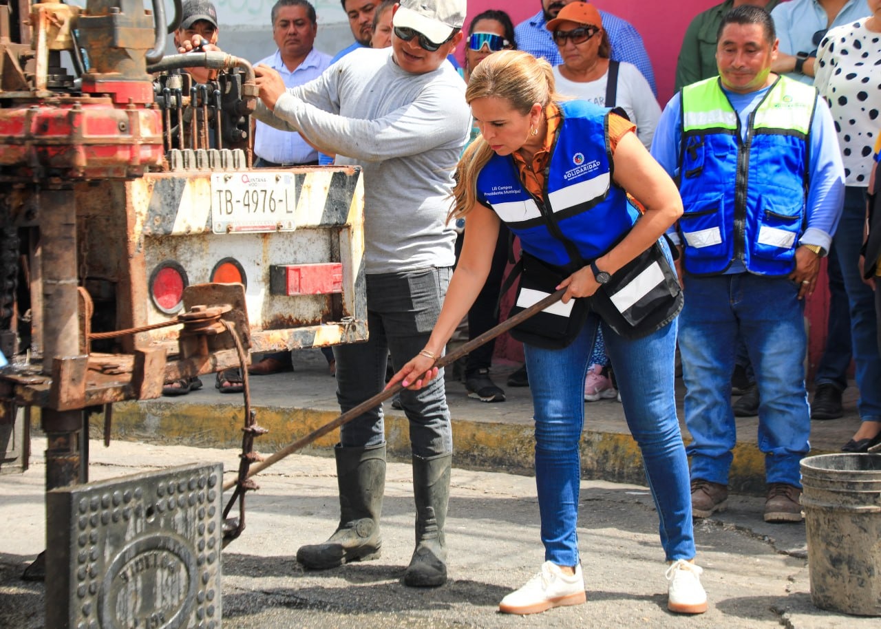 Inicia limpieza de mil pozos en Solidaridad