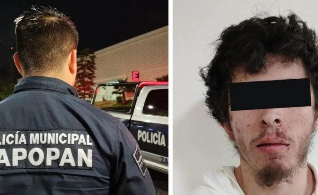 Policías de Zapopan detienen a hombre por golpear a su madre