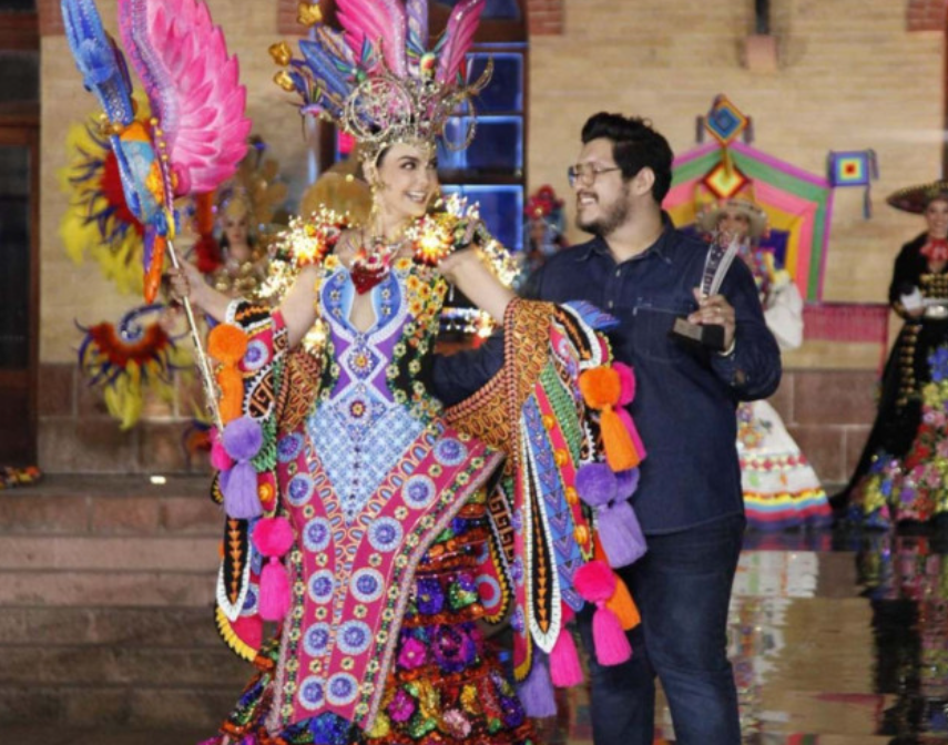 Traje Guardiana Alebrije, ganador del Concurso de Trajes Típicos