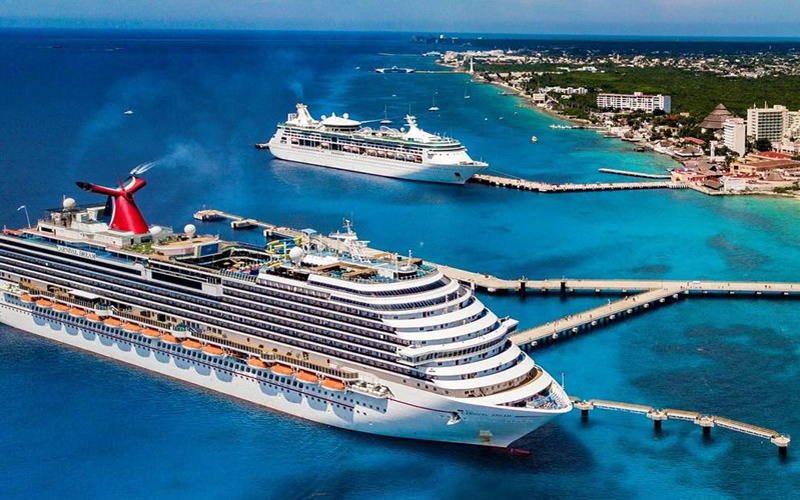 Arriban a Cozumel y Mahahual 42 cruceros en lo que va del verano