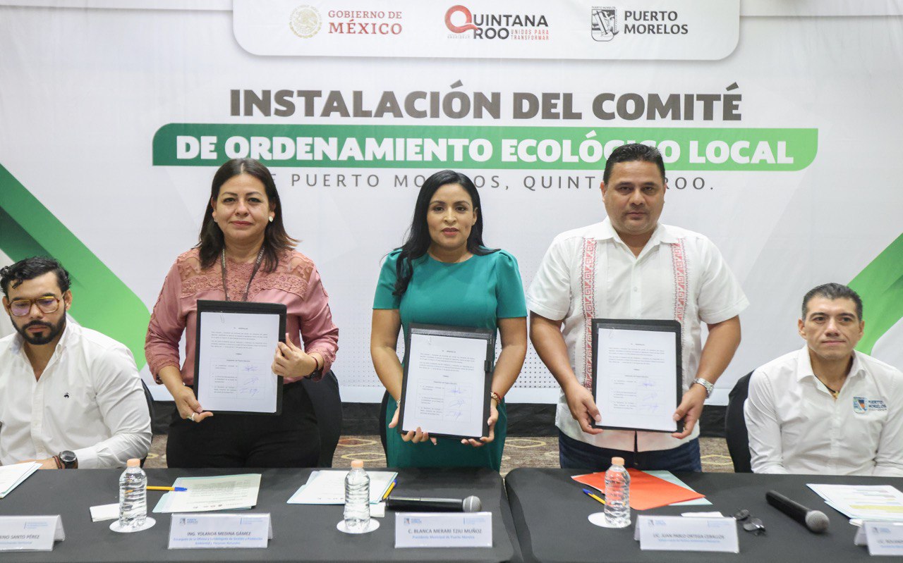 Instalan el comité de ordenamiento ecológico local de Puerto Morelos