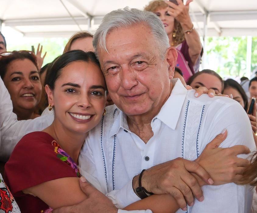 Agradece Ana Paty Peralta el apoyo del presidente Andrés Manuel López Obrador al sureste mexicano