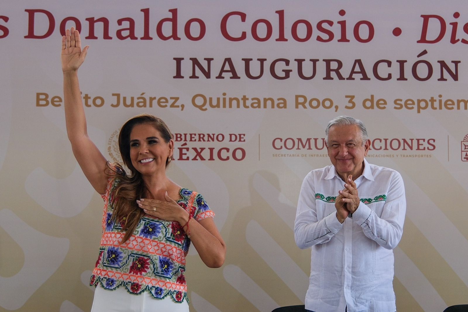 AMLO y Mara inauguran el Bulevar ‘Colosio’