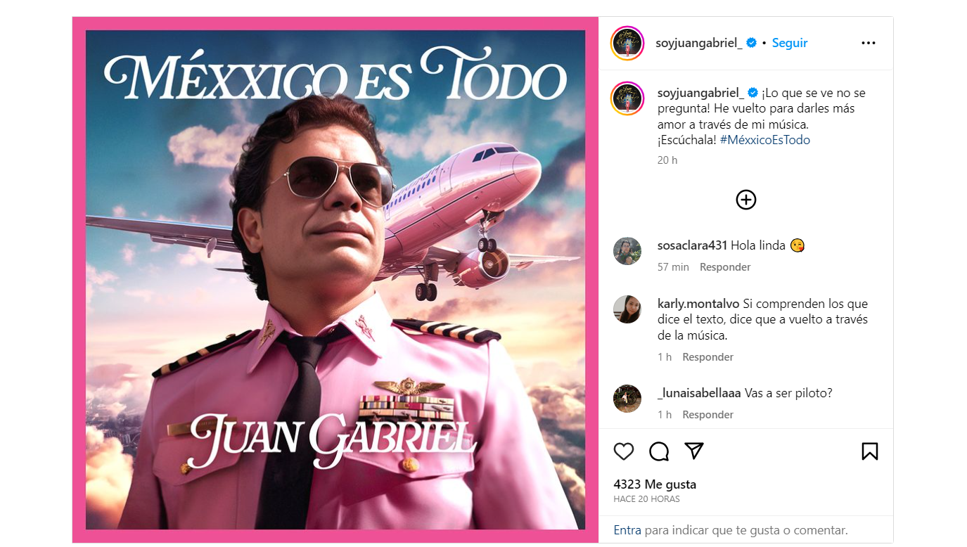 Listo “Méxxico es todo”, primer sencillo del álbum póstumo de Juan Gabriel