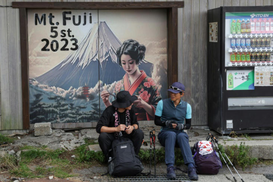 El turismo perjudica a el monte Fuji en Japón