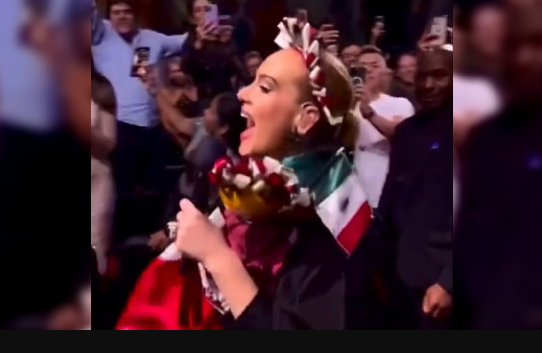 Adele con trenzas celebra la Independencia de México en las Vegas