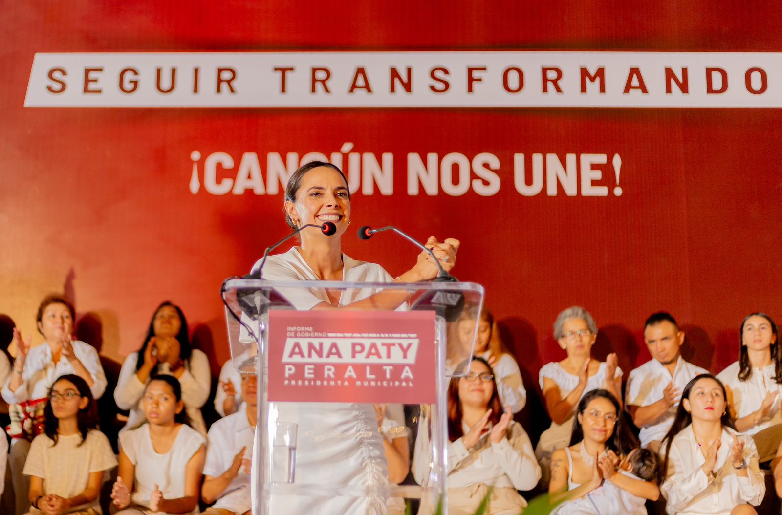 “¡Vamos a seguir transformando y uniendo Cancún!”: Ana Paty Peralta