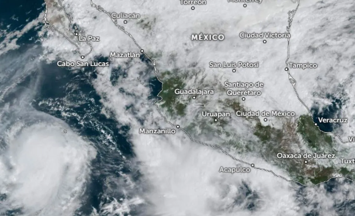 Tormenta tropical “Lidia” amenaza a Jalisco