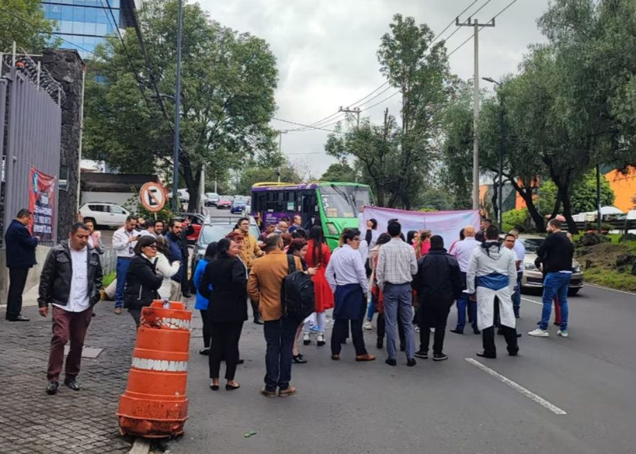 Bloqueos de trabajadores del Poder Judicial en CDMX