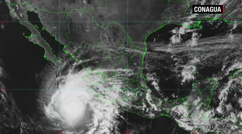 Norma avanza como huracán de categoría 3 hacia el noroeste de México