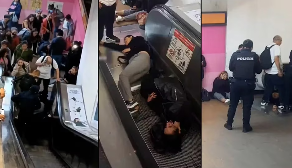 Accidente en metro Polanco de CDMX