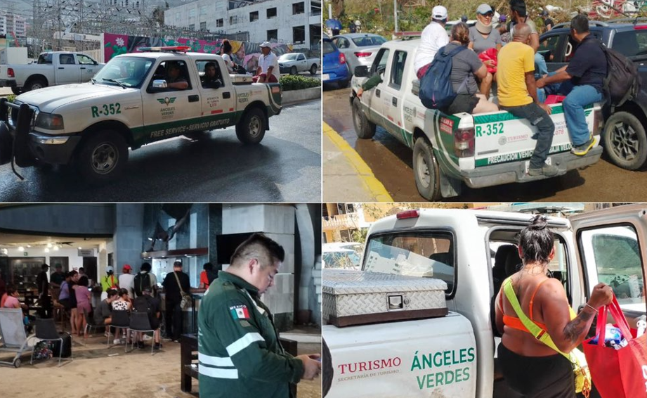 Sectur continúa apoyando a damnificados y turistas afectados por el huracán Otis