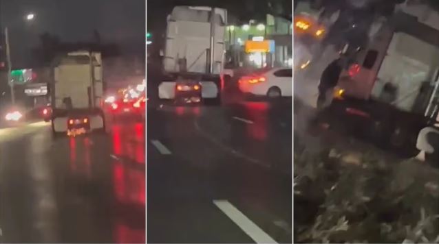 VIDEO | Captan momento en el que un tráiler sin frenos impacta varios autos en Zapopan