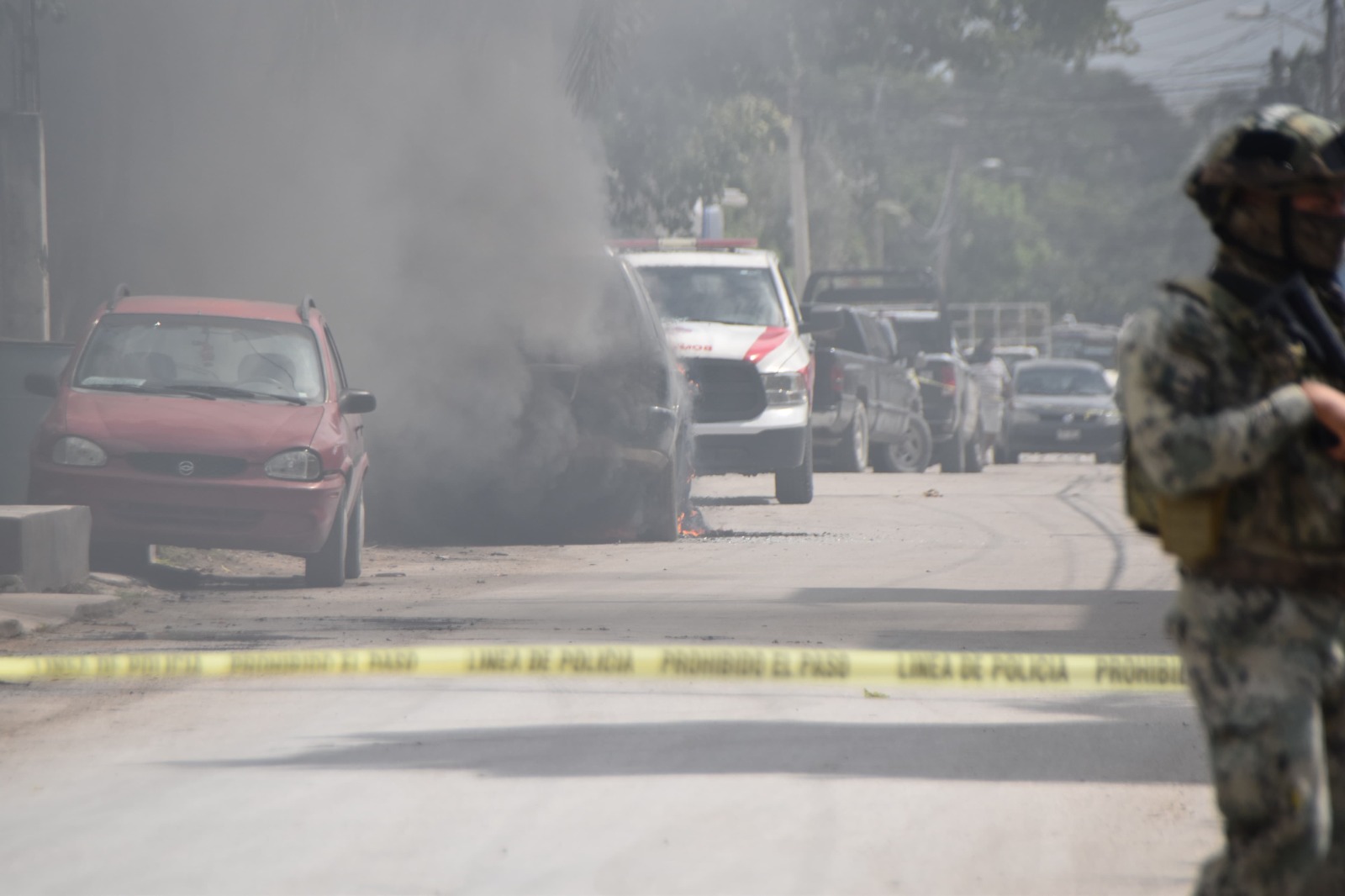 VIDEO | Balean sujetos una camioneta y la prenden fuego en Alfredo V. Bonfil