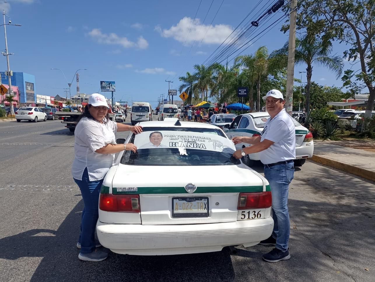 Rubén Carrillo Buenfil, candidato a la secretaría general del Sindicato de Taxistas Andrés Quintana Roo, presenta plan para acceso a créditos automotrices para renovar flotilla vehicular