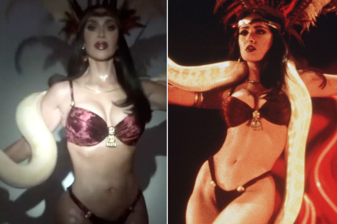 Kim Kardashian rinde homenaje a Salma Hayek en Halloween