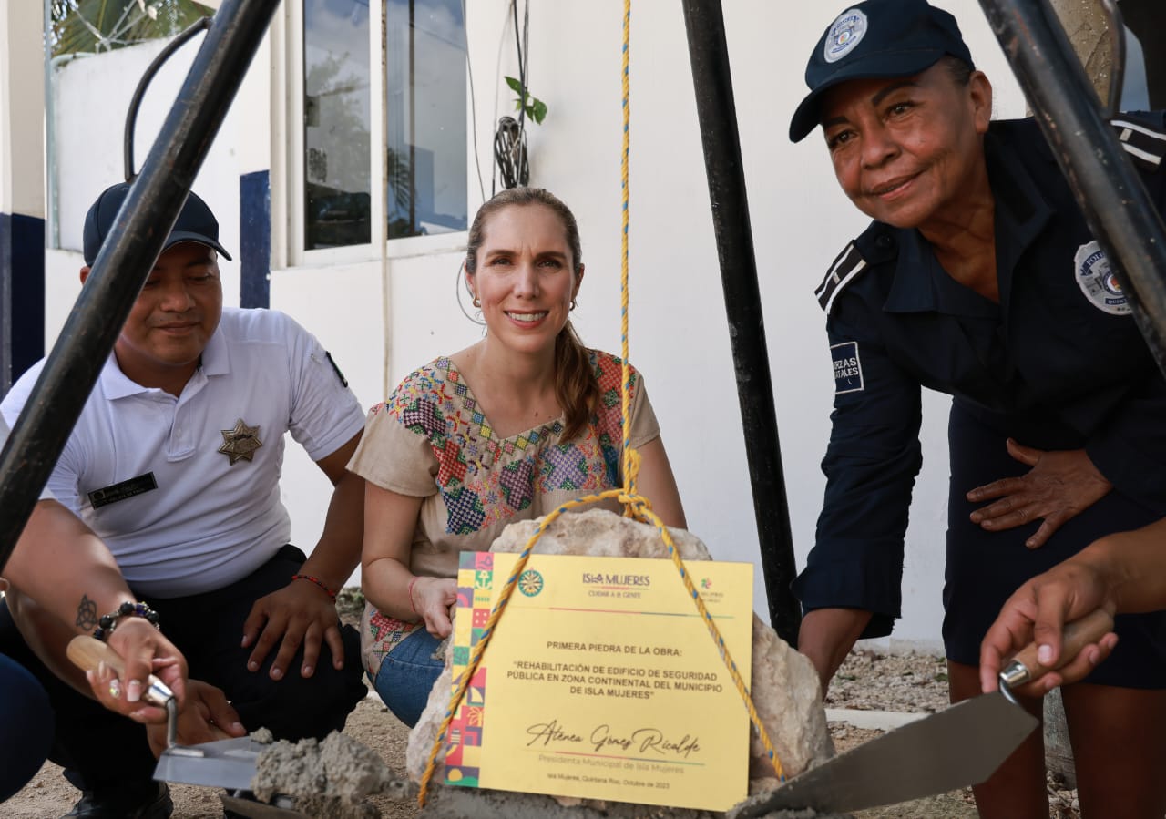 Con la rehabilitación del edificio de Seguridad Pública en la Zona Continental, Atenea Gómez continua dignificando la labor de los elementos policíacos