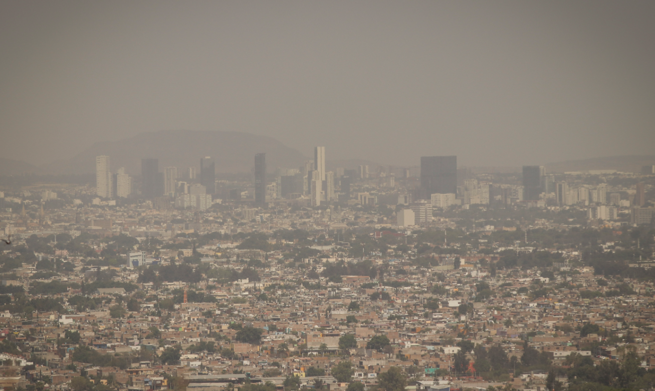 Contingencia ambiental por mala calidad del aire en Las Pintas, Jalisco