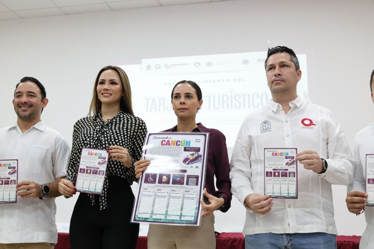 Reestablece Ana Paty Peralta Tarjetón Turístico en Cancún