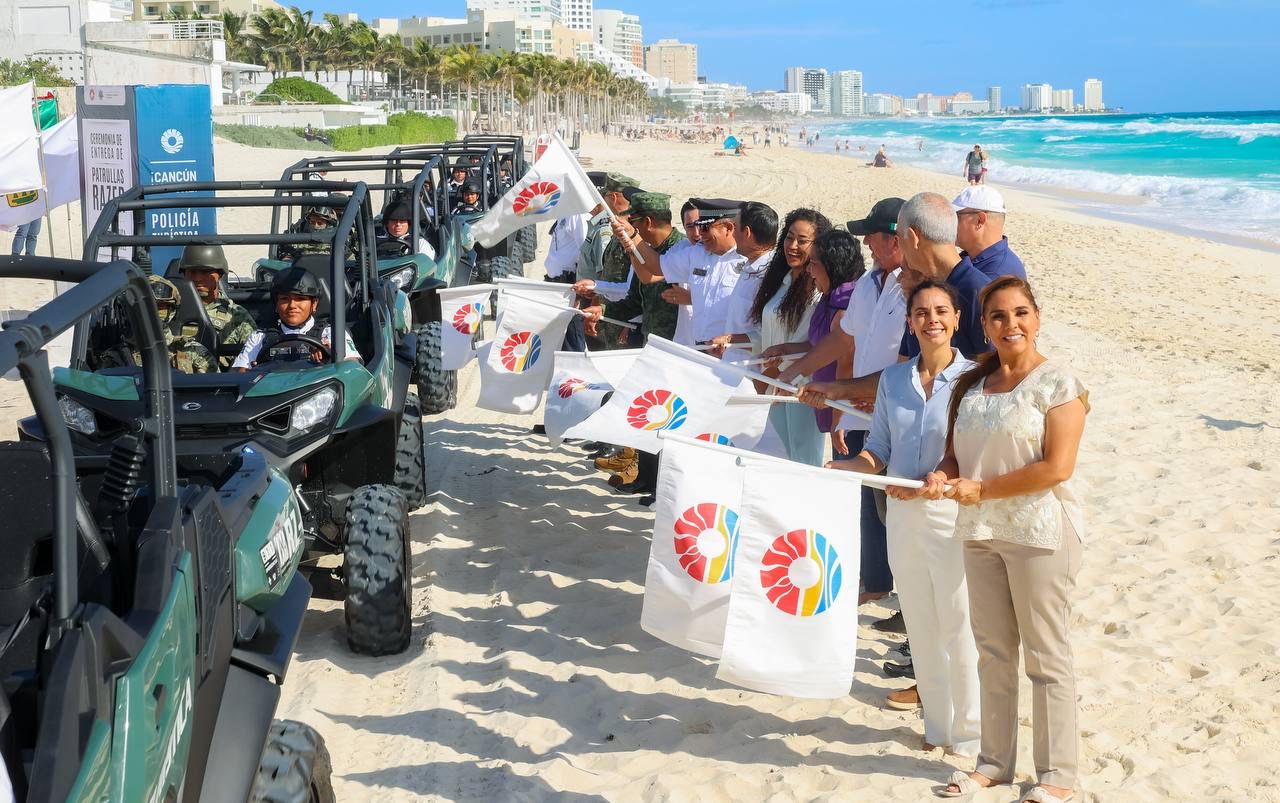 Fortalecen la seguridad turística: iniciativa de Ana Paty Peralta y Mara Lezama para proteger las playas